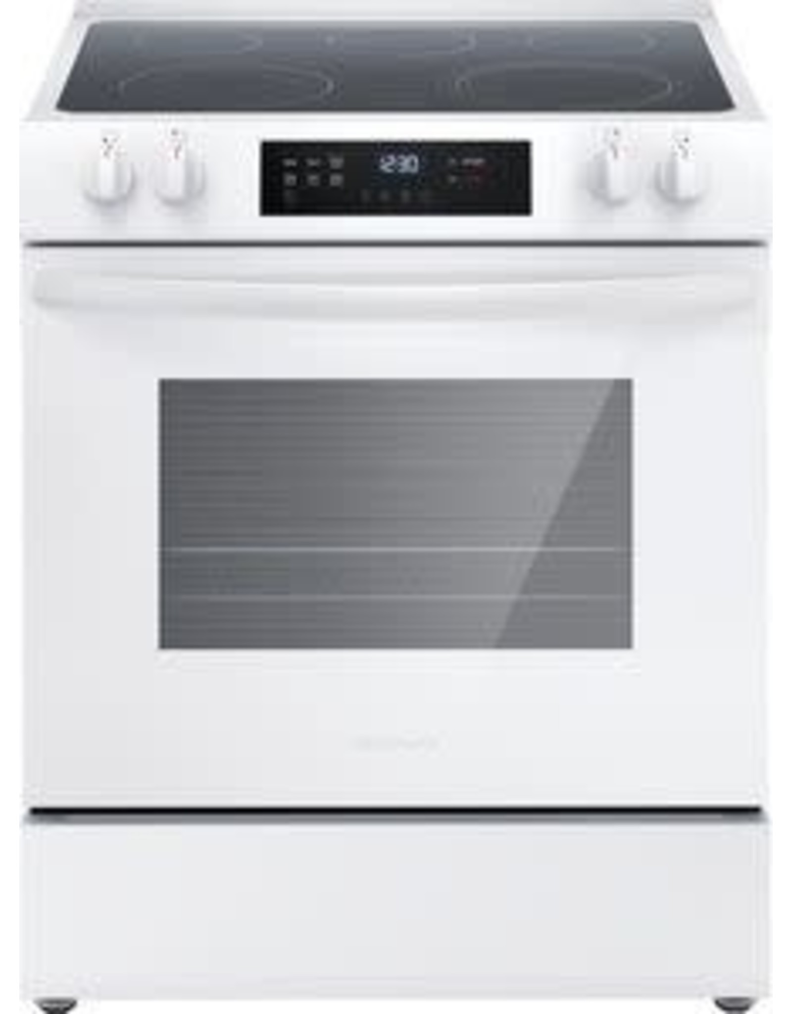 FCFE3062AW Frigidaire 30-in Smooth Surface 5 Elements 5.3-cu ft Steam Cleaning Slide-in Electric Range (White)
