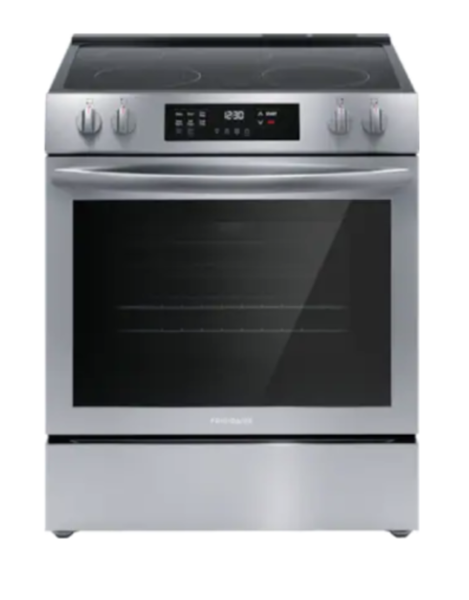 FCFE308LAF  Frigidaire 30-in Smooth Surface 5 Elements 5.3-cu ft Self-Cleaning Convection Oven Slide-in Electric Range (Fingerprint Resistant Stainless Steel)