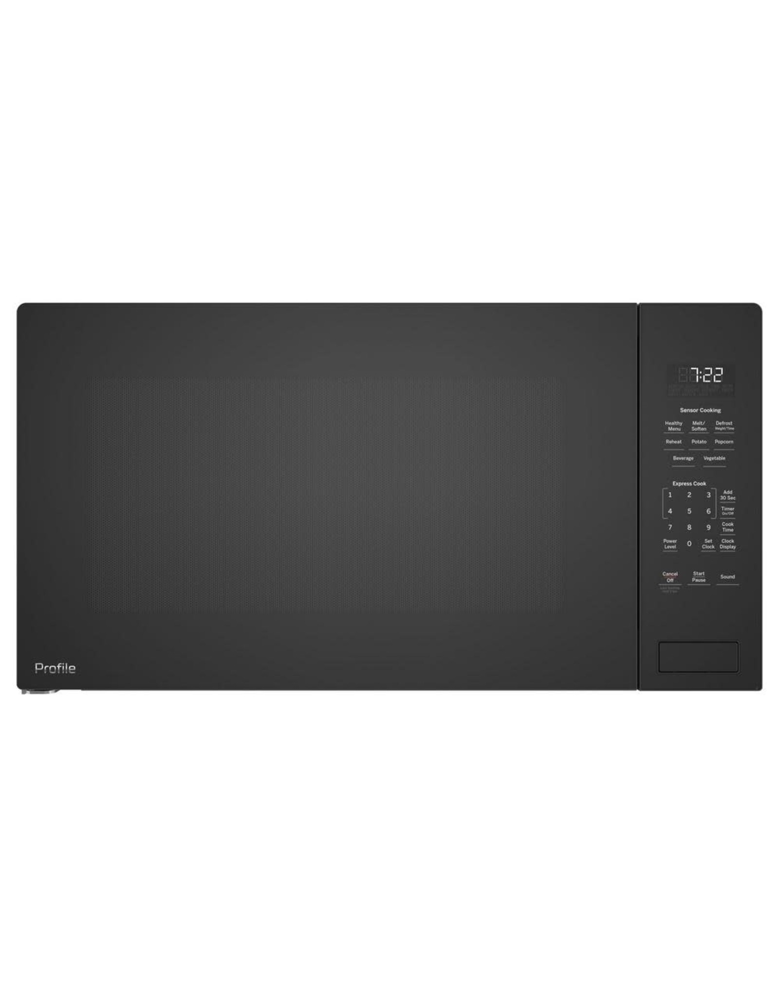 PEB7227DLBB Profile 2.2 cu. ft. Countertop Microwave in Black with Sensor Cooking