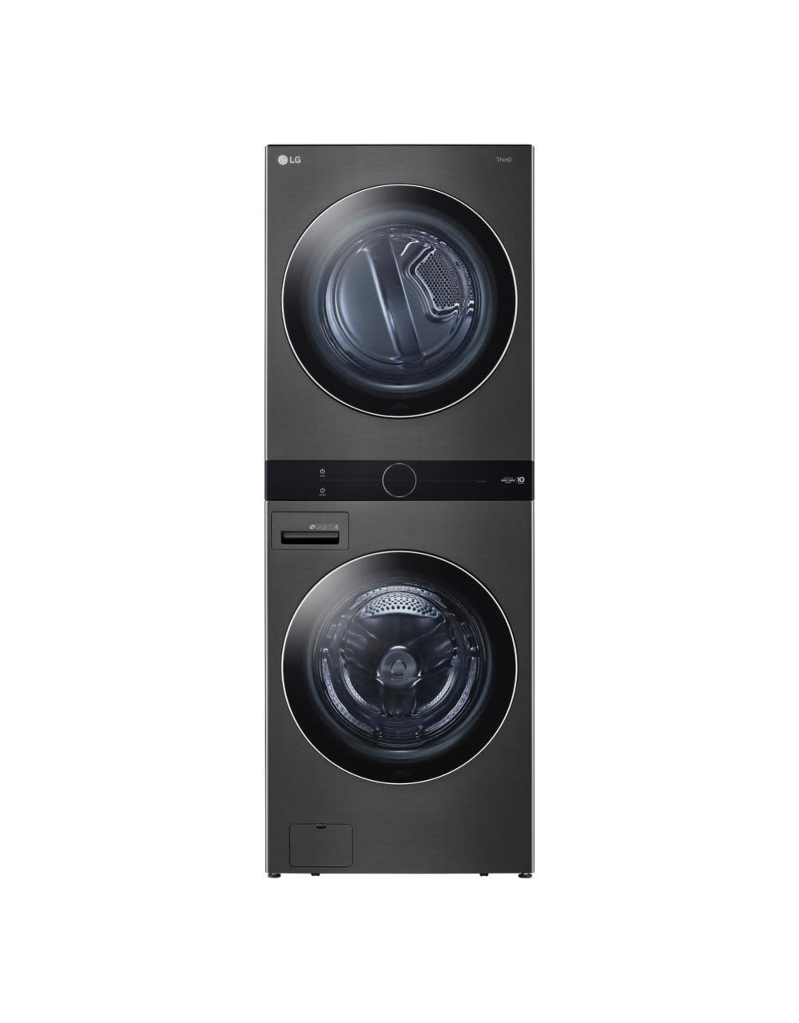 WKEX200HBA 27 in. Black Steel WashTower Laundry Center with 4.5 cu. ft. Front Load Washer and 7.4 cu. ft. Electric Dryer