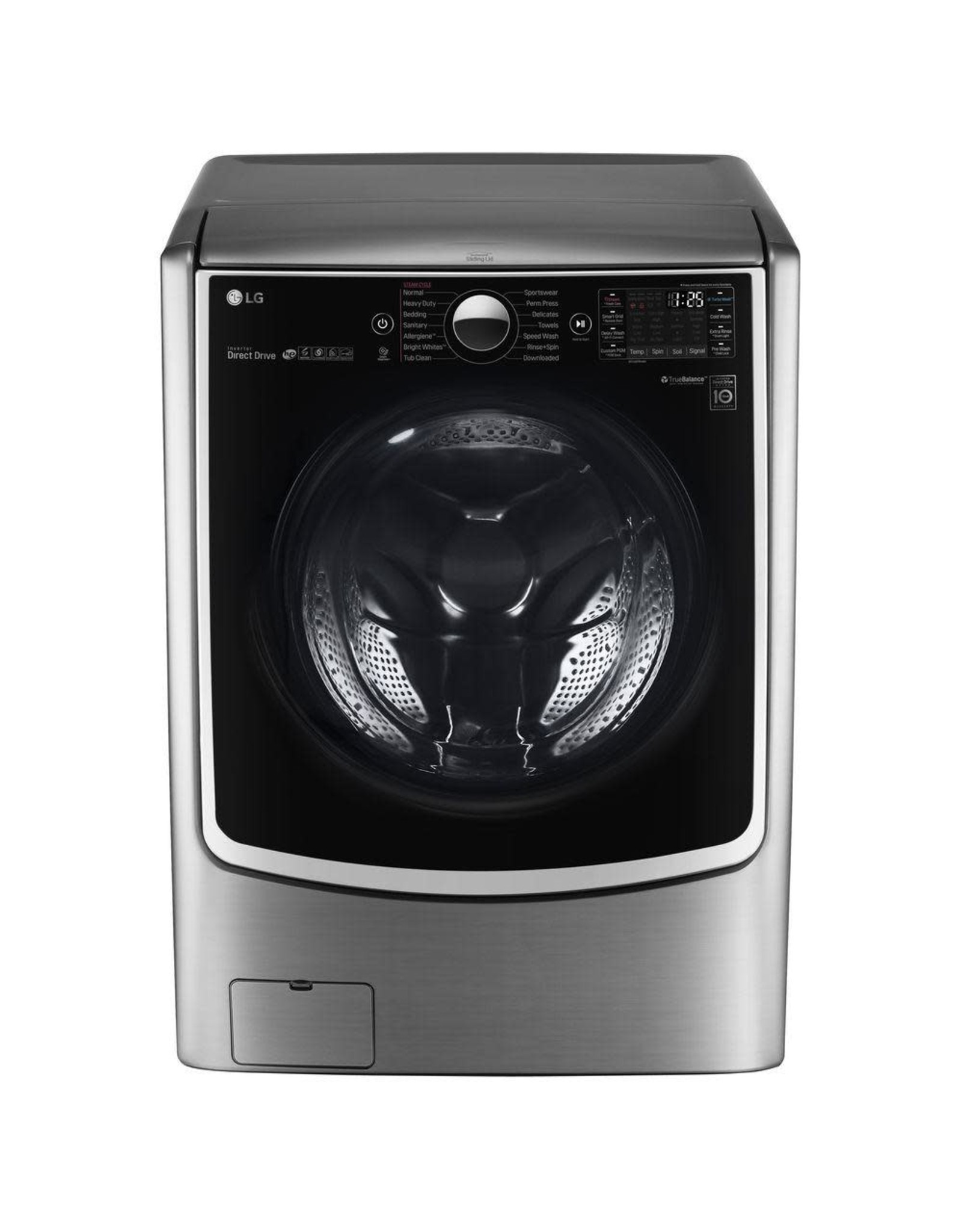 WM5000HVA 4.5 cu. ft. High-Efficiency Smart Front Load Washer with TurboWash and WiFi Enabled in Graphite Steel, ENERGY STAR