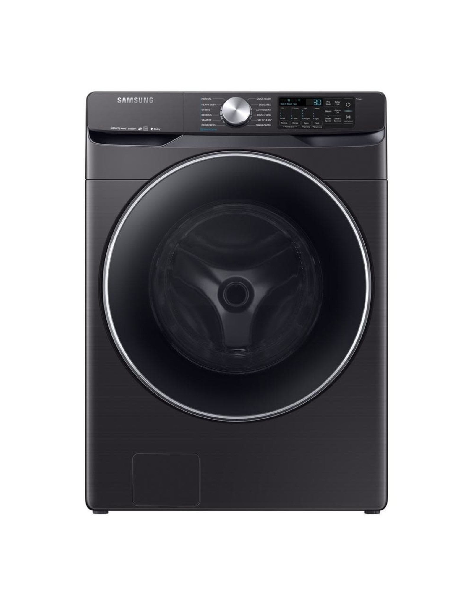DVE45R6300V 7.5 cu. ft. Fingerprint Resistant Black Stainless Electric Dryer with Steam Sanitize+, ENERGY STAR