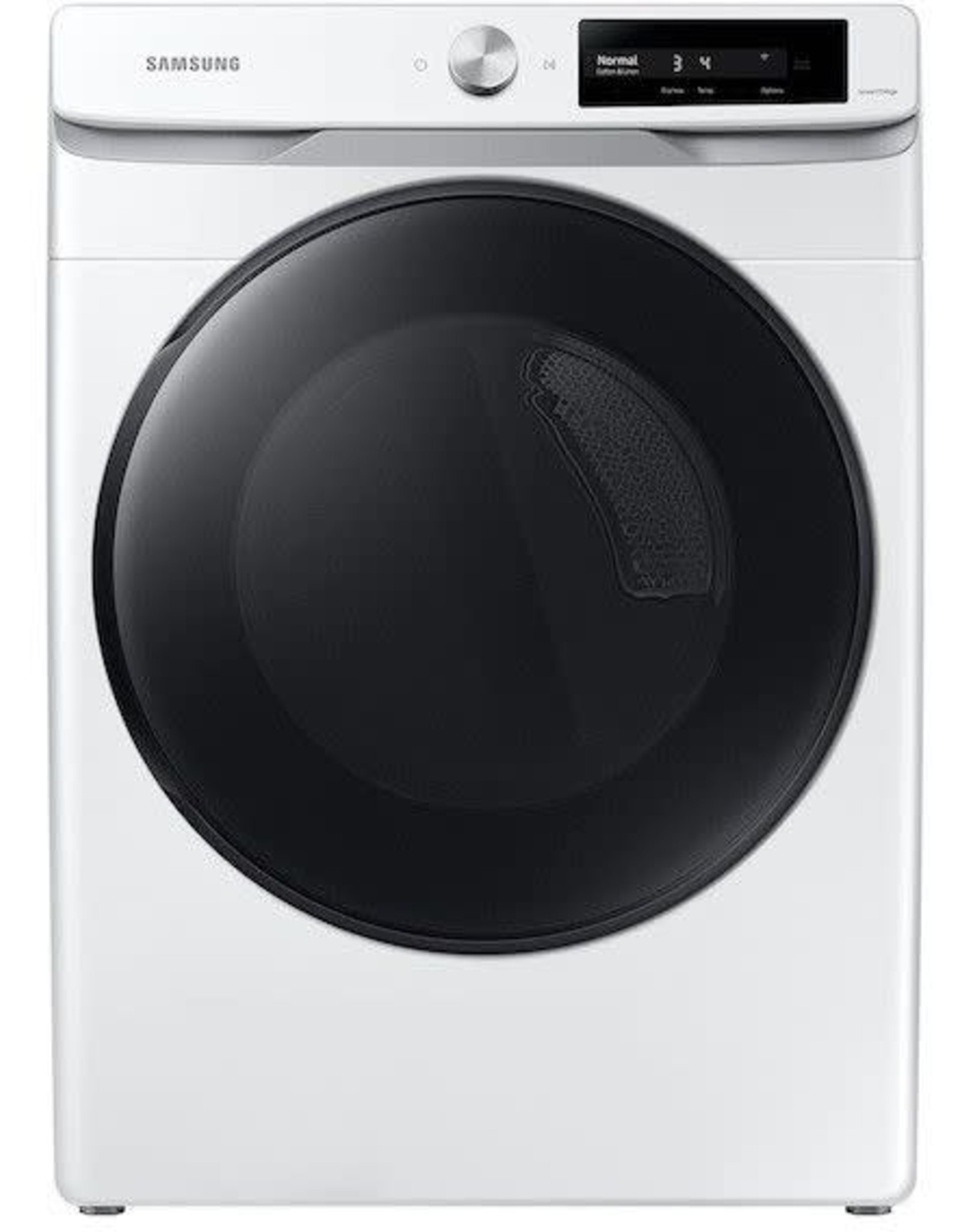 NEW DVE45A6400W 7.5 cu. ft. Smart Dial White Electric Dryer with Super Speed Dry