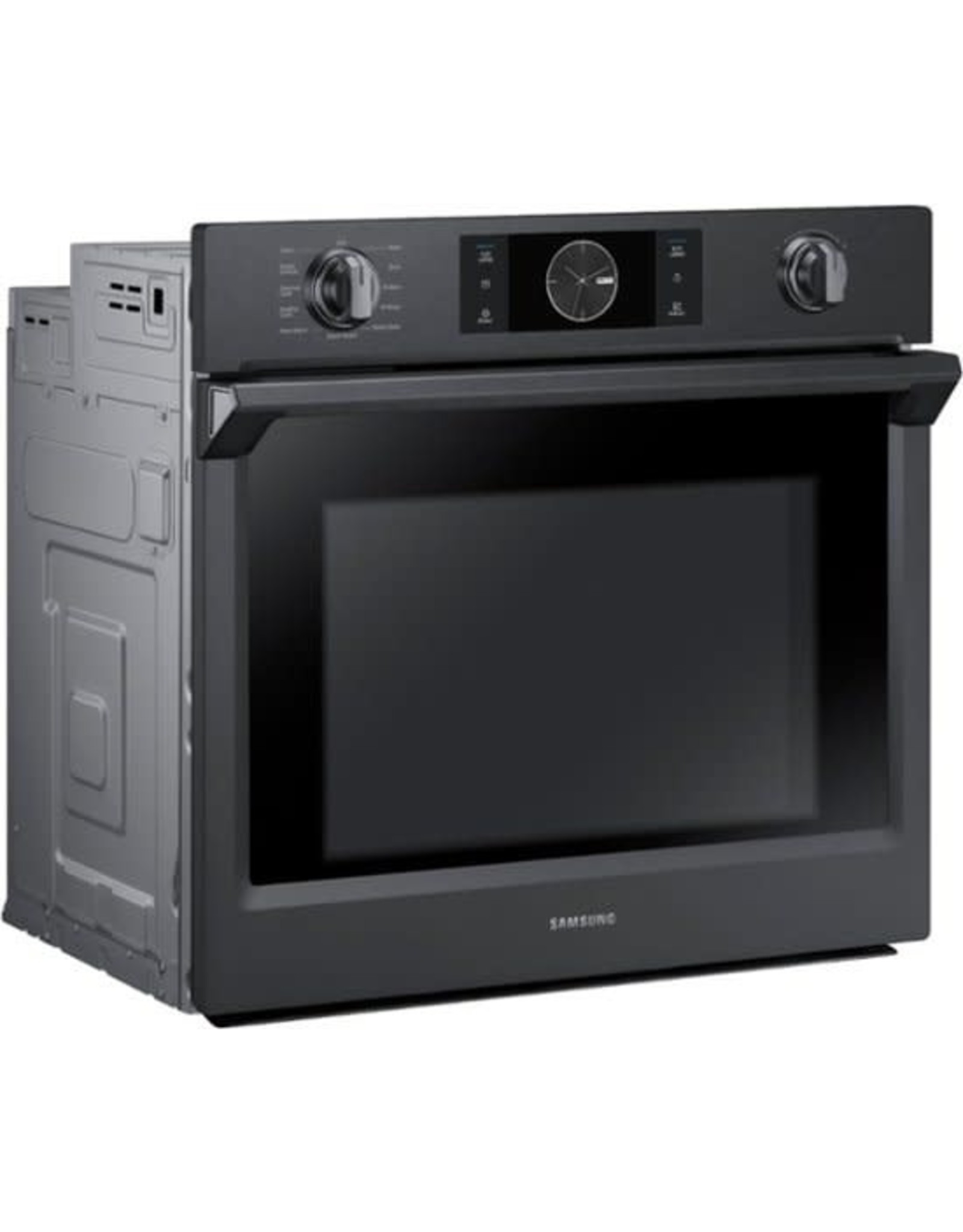 NV51K7770SG  Samsung  Steam Cook with Flex Duo 30-in Self-Cleaning Convection European Element Single Electric Wall Oven (Fingerprint Resistant Black Stainless Steel)