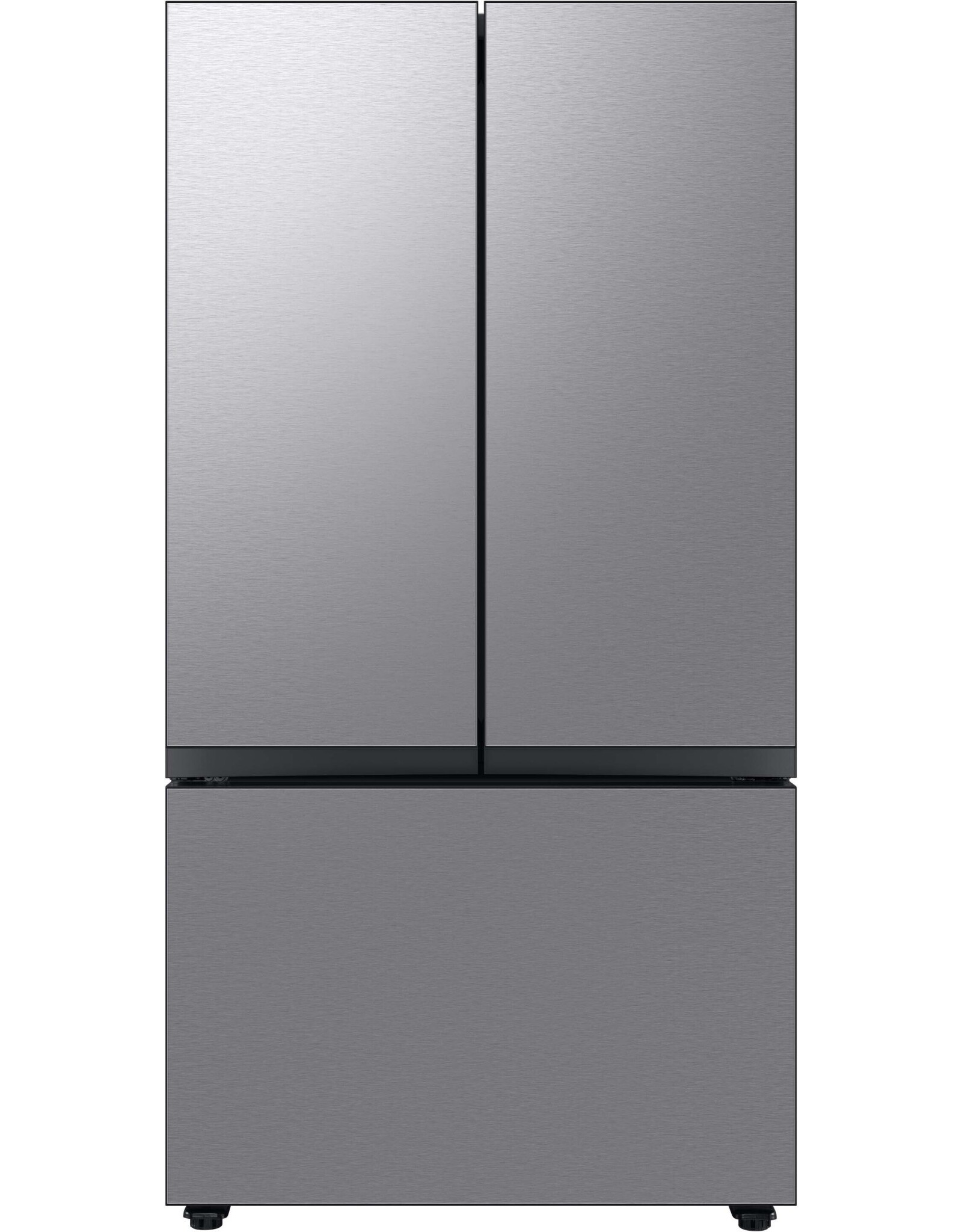RF30BB6200QL  Bespoke 30 cu. ft. 3-Door French Door Smart Refrigerator with Autofill Water Pitcher in Stainless Steel, Standard Depth