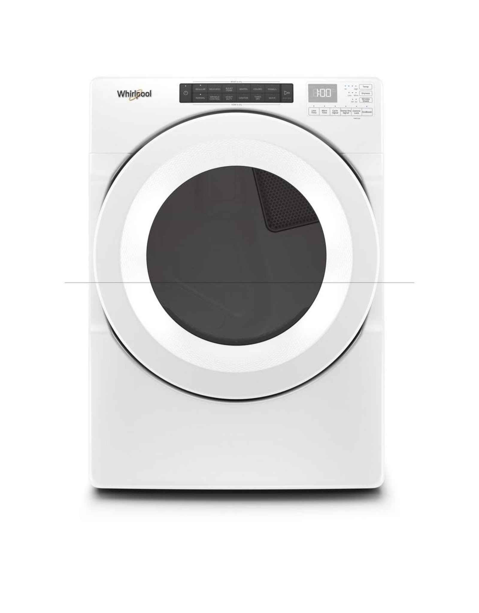 WED5620HW  240-Volt White Electric Dryer with Intuitive Touch Controls and Advanced Moisture Sensing, ENERGY STAR