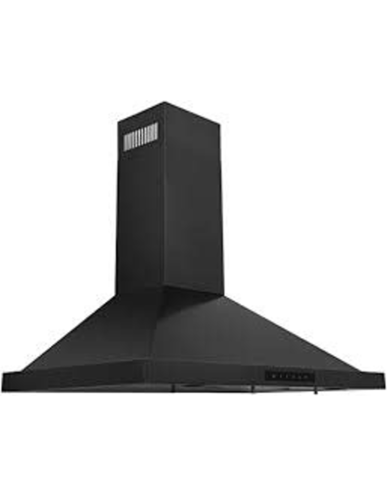 KB-36-S32 ZLINE Convertible Vent Wall Mount Range Hood in Black Stainless Steel with Crown Molding (BSKBNCRN)